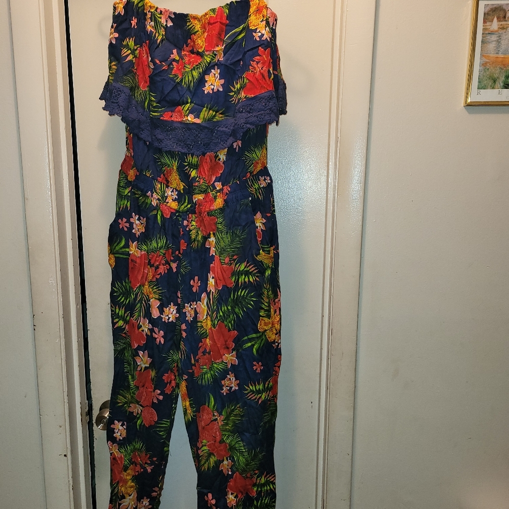Floral jumpsuit